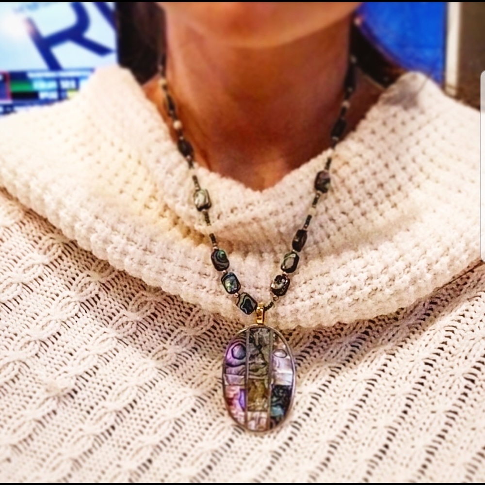 Custom Made Abalone Necklace!!! 🐚